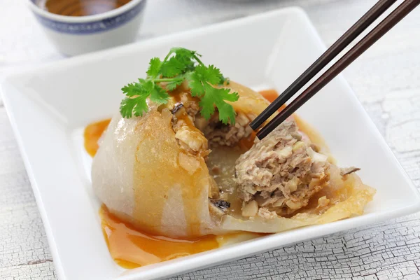 Ba wan, bawan, taiwanese mega dumpling — стоковое фото