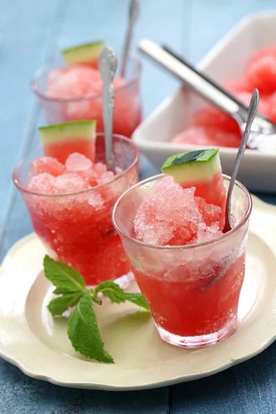 Házi görögdinnye ice — Stock Fotó