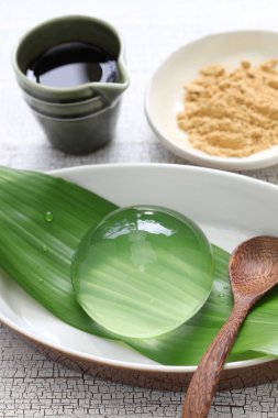 su kek, yağmur damlası kek, mizu shingen mochi