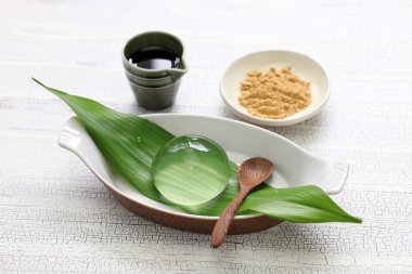 su kek, yağmur damlası kek, mizu shingen mochi