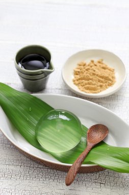 su kek, yağmur damlası kek, mizu shingen mochi