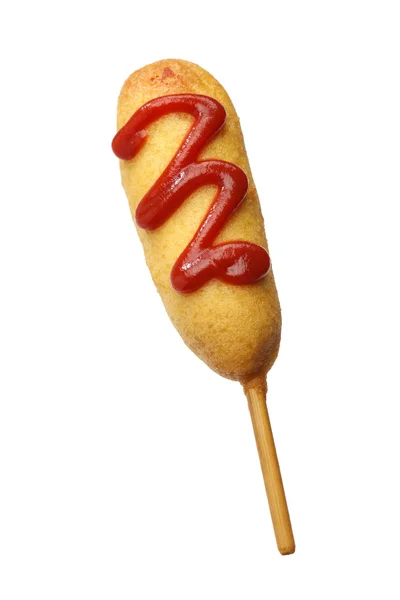 Homemade corn dog — Stock Photo, Image