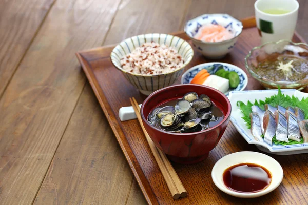 Conjunto japonês refeição — Fotografia de Stock