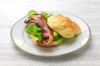 bulut ekmek (carb ekmek yok) sandviç