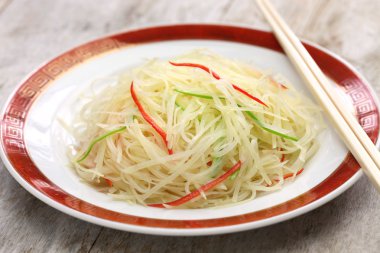 rendelenmiş patates kızartması, Çin mutfağı ilave edin