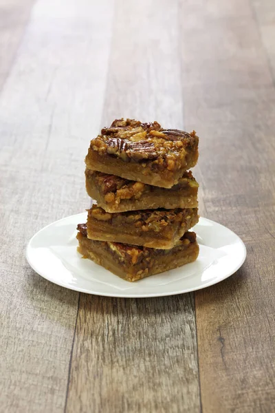 집에서 Tart Squares 피칸과 — 스톡 사진