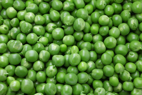 新鮮な有機緑のエンドウ豆の背景 — ストック写真