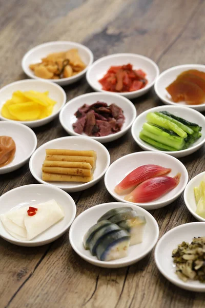 Assortiment Cornichons Japonais Tsukemono Aliments Fermentés Traditionnels — Photo