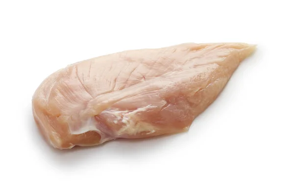 Chicken Breast Meat Isolated White Background — Stock Photo, Image