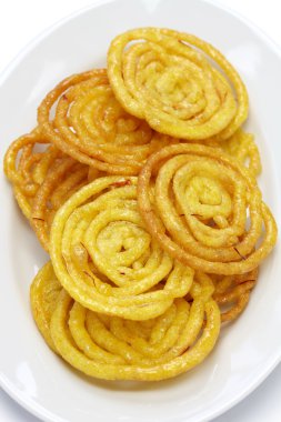 Jalebi indian sweet clipart