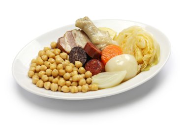 Cocido medrileno, nohut ve domuz yahnisi, İspanyol mutfağı.
