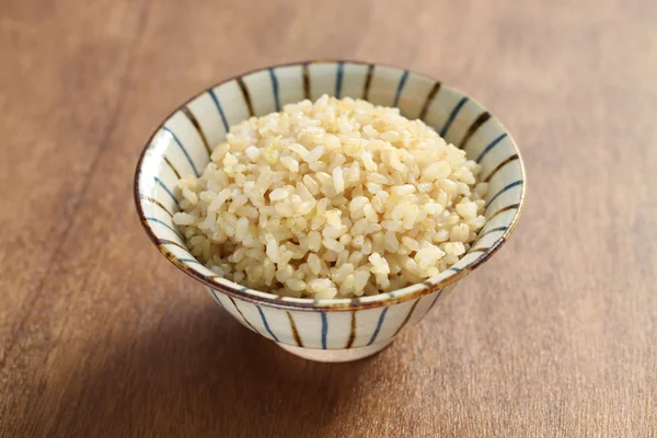 Boiled brown rice — Stockfoto