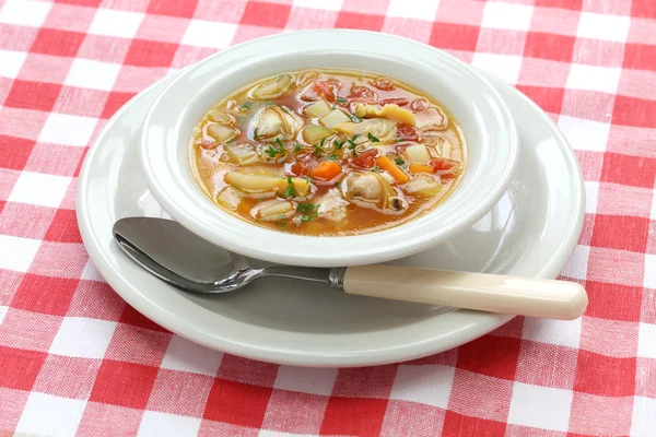 Manhattan clam chowder — Stockfoto