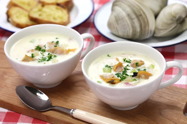 New england clam chowder — Stock Image New england clam chowder Royalty Free Stock Photos