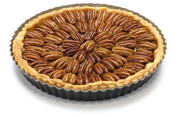 Torta di noci pecan fatta in casa — Foto Stock