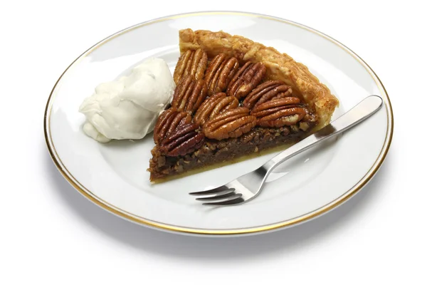 A slice of pecan pie — Stock Photo, Image