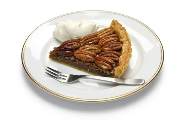 A slice of pecan pie — Stock Photo, Image