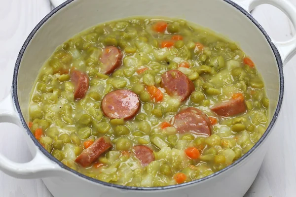 Erwtensoep, pea soup — Stock Image Erwtensoep, pea soup Stock Picture
