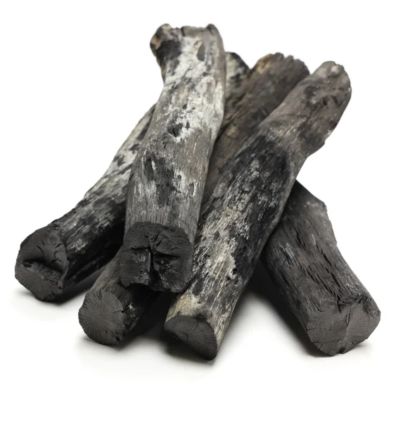 Kishu binchotan, carbón blanco tradicional japonés — Foto de Stock