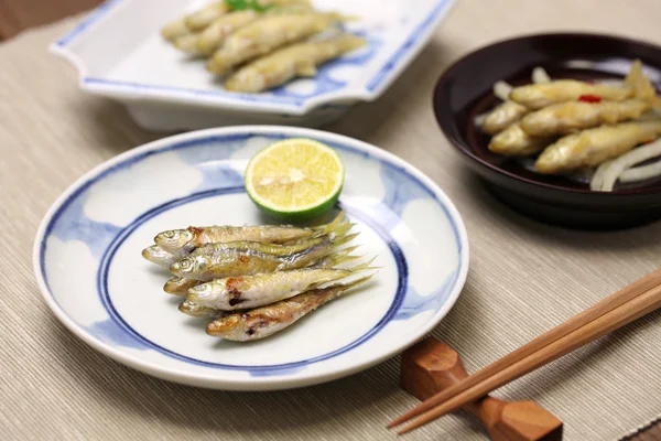 Honmoroko, willow gudgeon, japanese cuisine — Stock Photo, Image