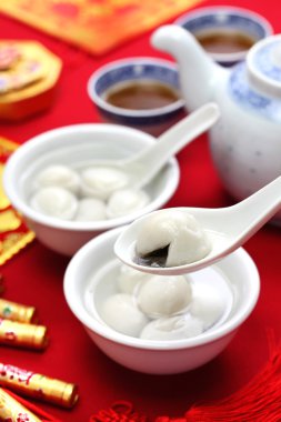 Tang yuan, yuan xian, Çin yeni yılı gıda