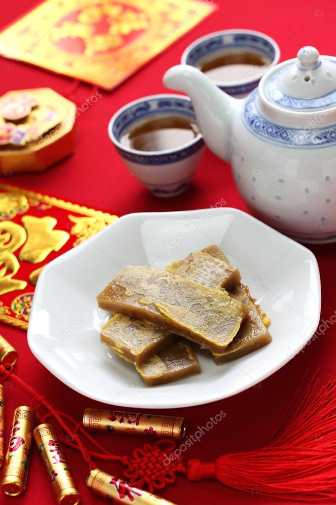 chinese new year rice cracker