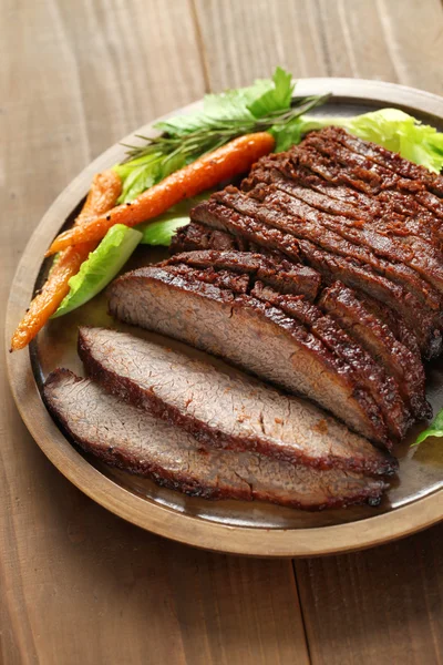 Brisket de ternera barbacoa — Foto de Stock