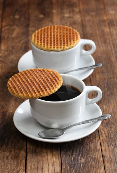 Holenderski stroopwafel — Zdjęcie stockowe