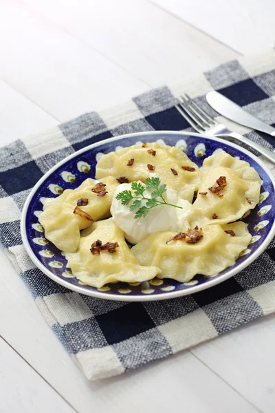 Пельмени Пироги, польская еда — стоковое фото