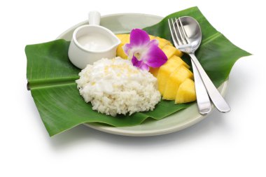 Tay mango yapışkan pirinç, khao niaow ma muang