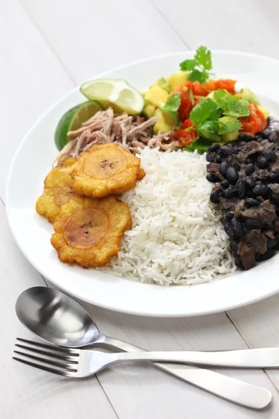 Traditional cuban cuisine — Stock Photo, Image