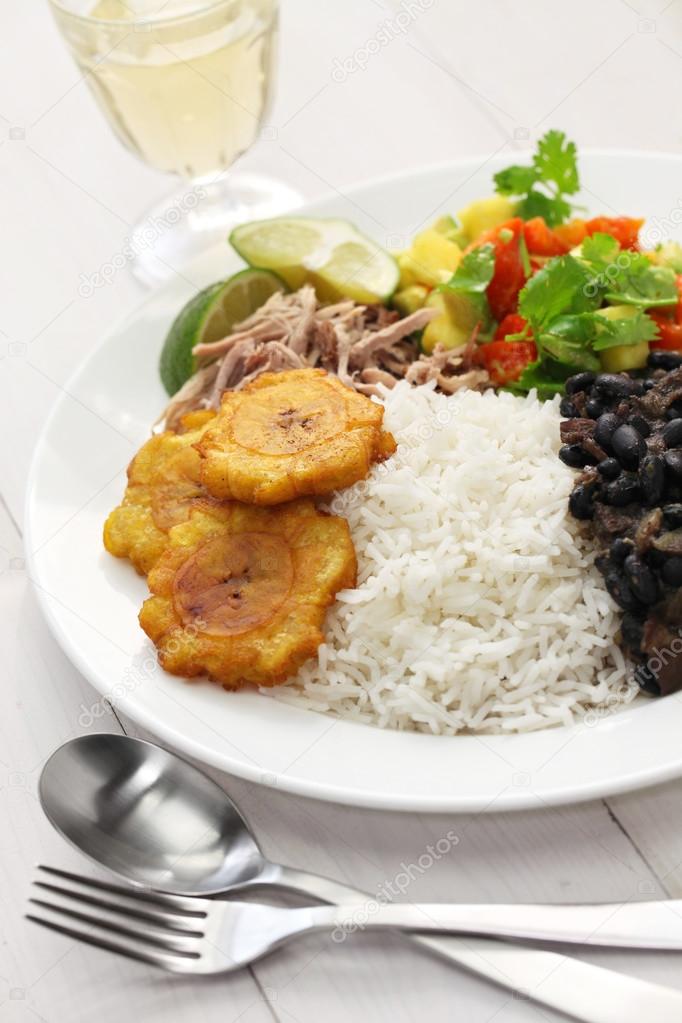Traditional cuban cuisine