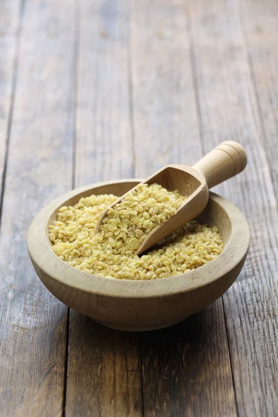 Bulgur trigo, comida turca — Fotografia de Stock