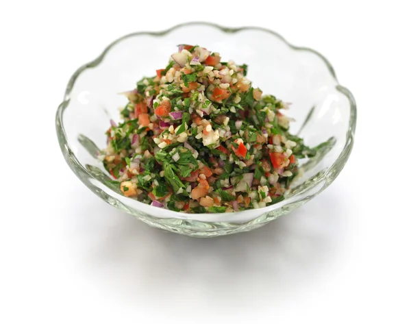 Tabbouleh, tabouli, maydanoz salatası — Stok fotoğraf