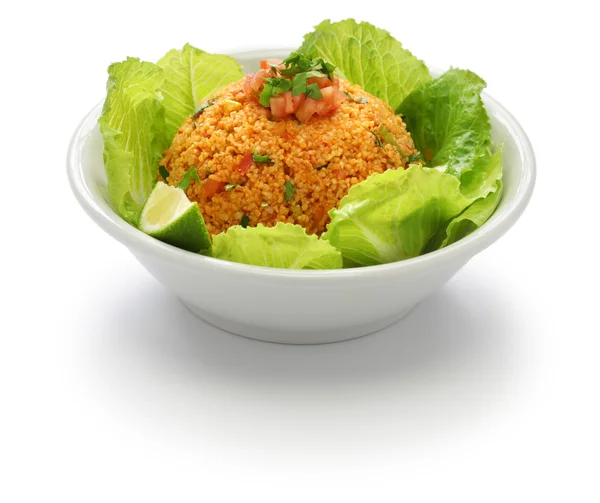 Kisir, bulgur salad, turkish food — Stock Photo, Image