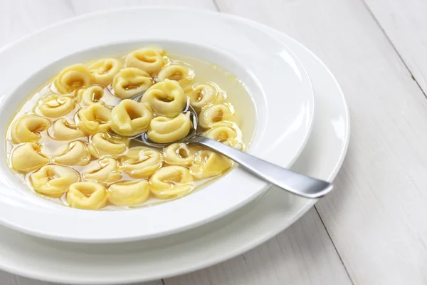 Tortellini in brodo, italian cuisine — Stockfoto