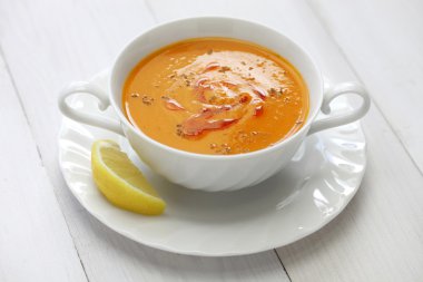 Kırmızı mercimek çorbası, Türk mutfağı