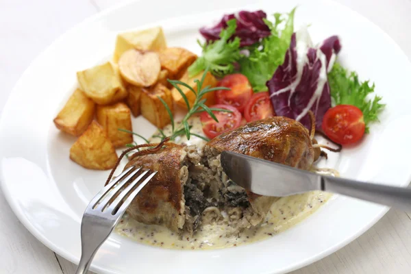 Andouillette, francuski kiełbasa — Zdjęcie stockowe