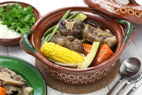 Mole de olla, mexican cuisine — Stock Photo, Image