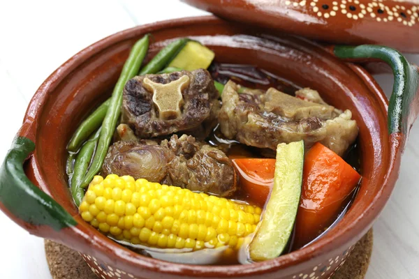 Mole de olla, cocina mexicana — Foto de Stock