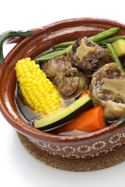 Mole de olla, mexican cuisine — Stock Photo, Image