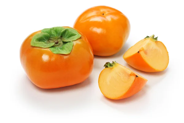 Jiro kaki, Japonka persimmon — Zdjęcie stockowe