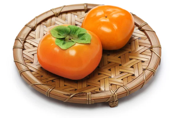 Jiro kaki, japanischer Persimmon — Stockfoto