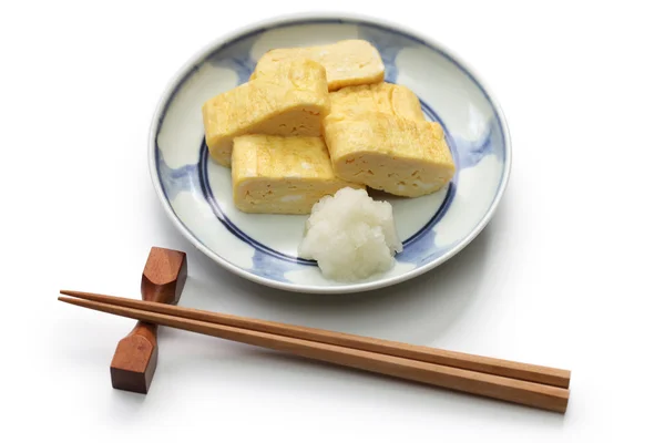 Dashimaki, japanese rolled omelette — Stock Photo, Image