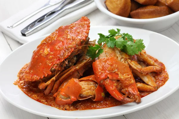 Singapore chili crab — стоковое фото