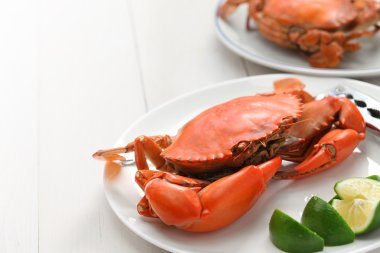 buğulanmış çamur Yengeç, erkek ve kadın
