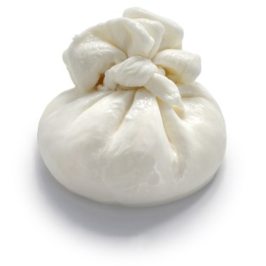Burrata, mozarella ve kremadan yapılmış taze İtalyan peyniri..
