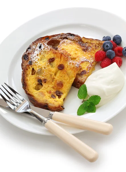 Panettone french toast — Stock Photo, Image