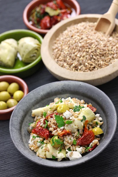 Dinkel sallad, italiensk mat — Stockfoto