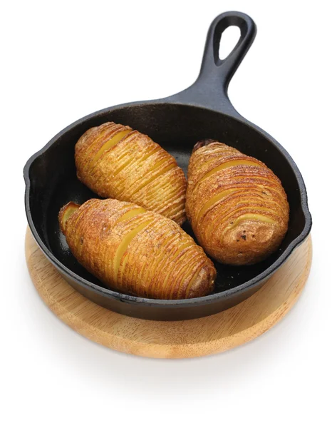 Hasselback 감자, 스웨덴 음식 — 스톡 사진